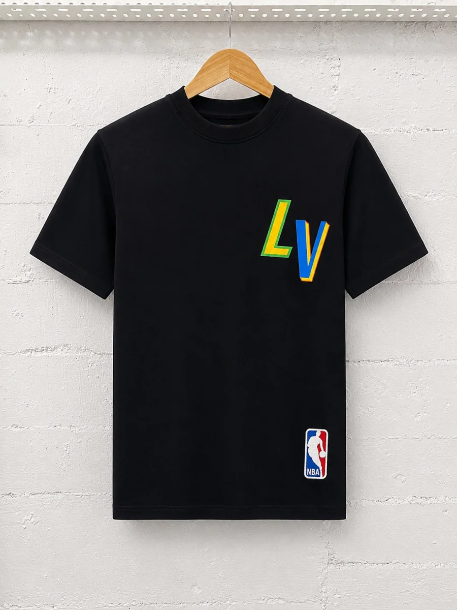 Louis Vuitton T-Shirt NBA Black | MASSIMOLUXURYOUTLET