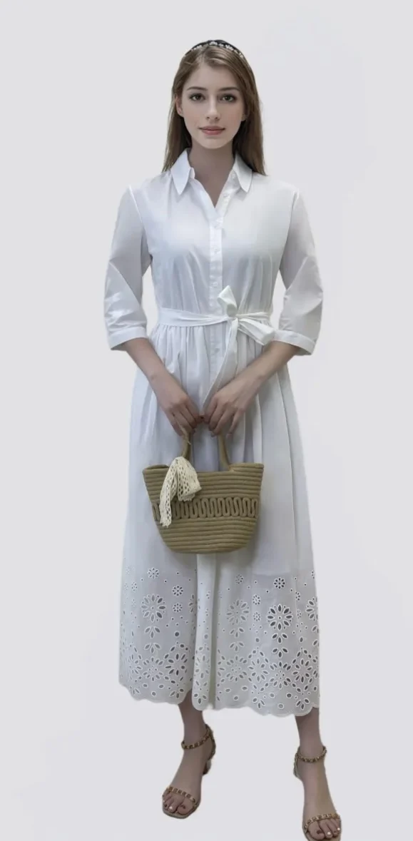 Robe coton  | L’Atelier d’Eve 