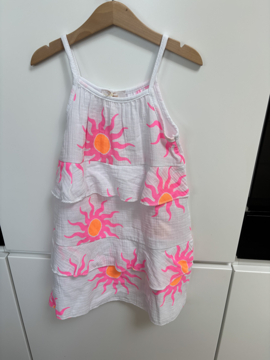 Robe bretelles sun blanche  | Lena in Love 
