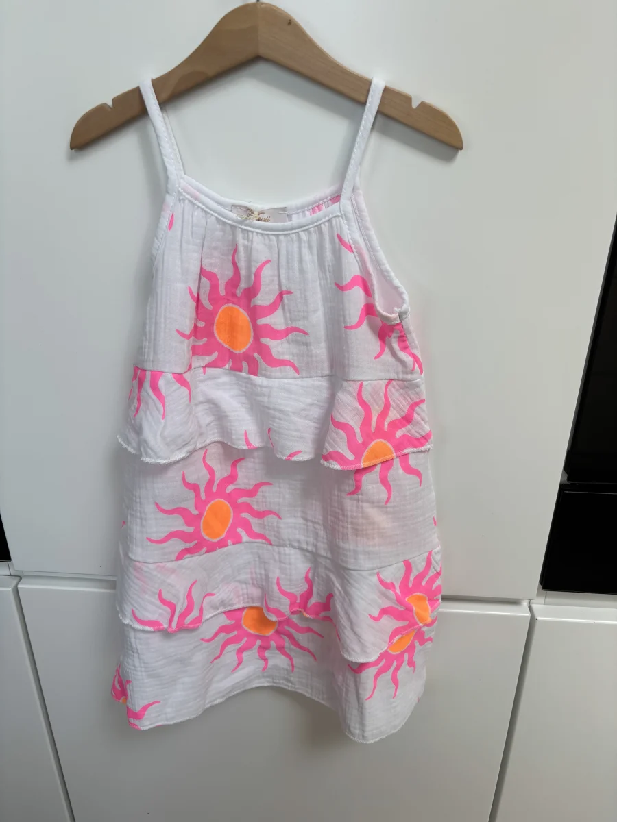 Robe bretelles sun blanche  | Lena in Love 