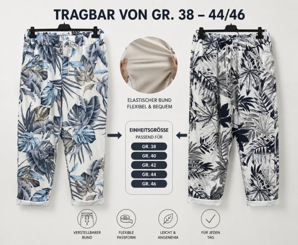 Joggpants mit Print  | LL-Fashion