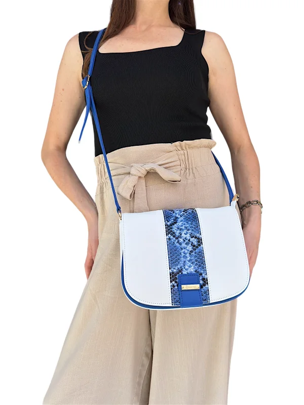 Mady Blanc Bleu Roi | Sac'ré