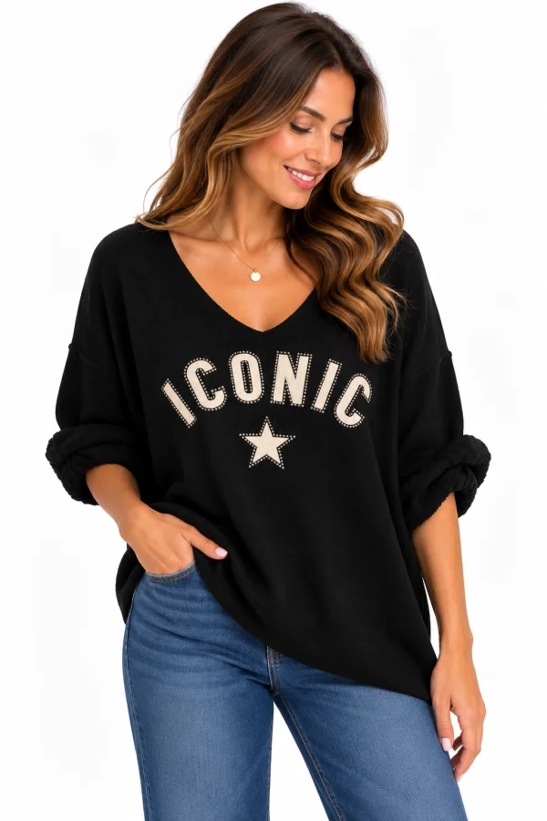 Pull fin polaire iconic | Jus de coco
