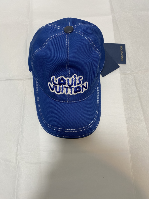 Louis Vuitton Cap Blue  | MASSIMOLUXURYOUTLET