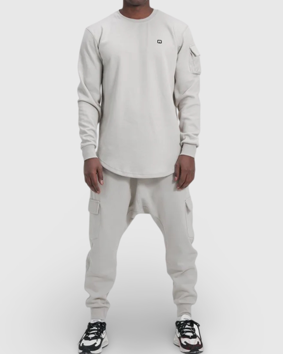 ENSEMBLE SNIPËR NEO QABA'IL MAILLE PIQUÉE - BLANC CHINÉ | AMCOSMETIK