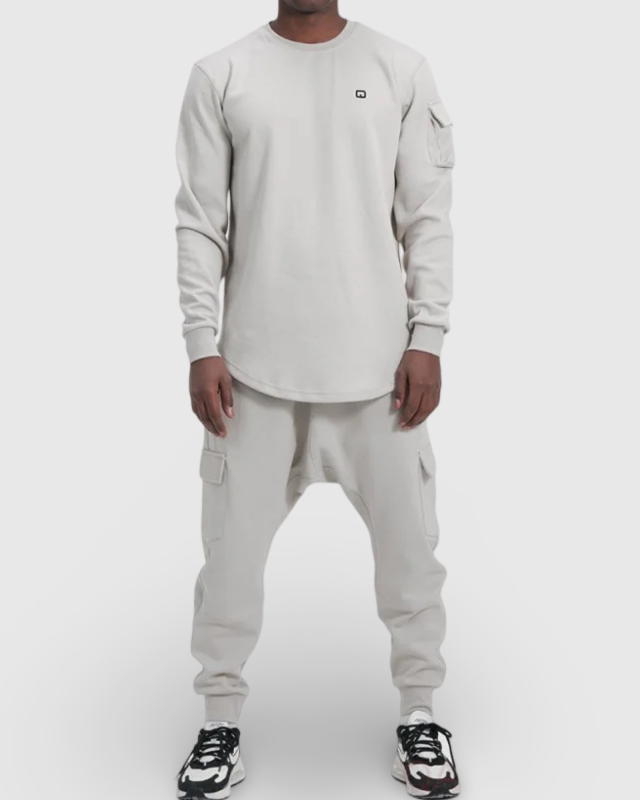 ENSEMBLE SNIPËR NEO QABA'IL MAILLE PIQUÉE - BLANC CHINÉ | AMCOSMETIK