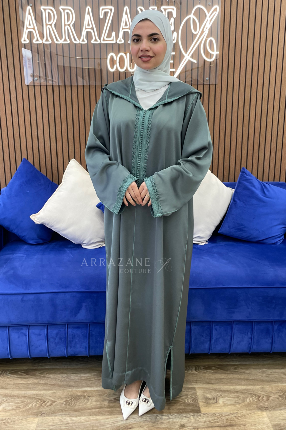 Djellaba Cadi Debbana Kaki | CasaZaz