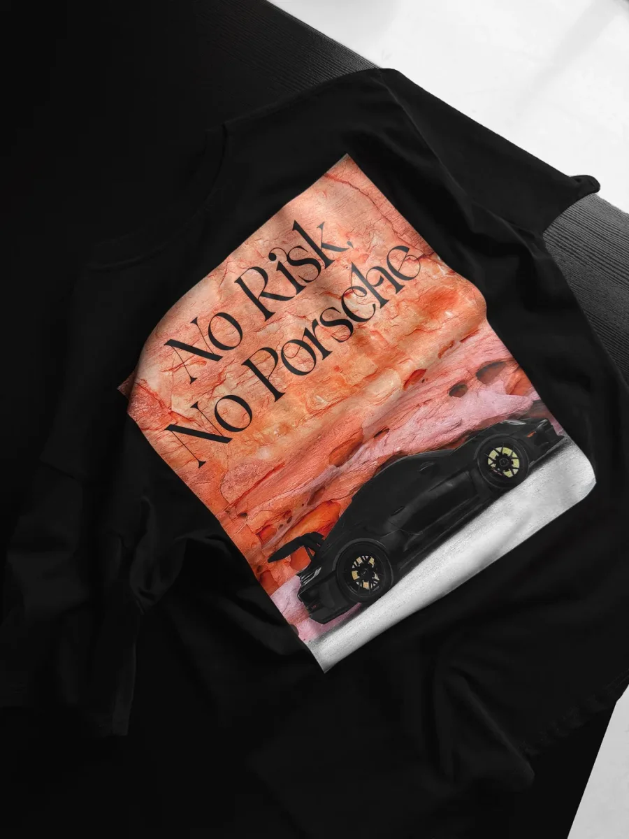 T-SHIRT NO RISK NO PORSHE | STYLISH PARIS