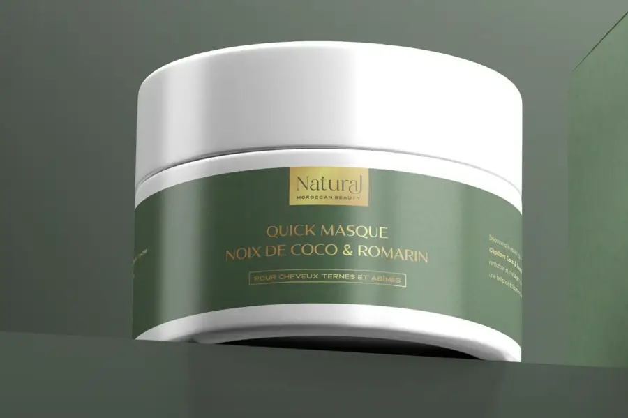 Masque Capillaire Naturel Rosemary & Coco 🥥 | Natural moroccan beauty faites confiance à la nature.