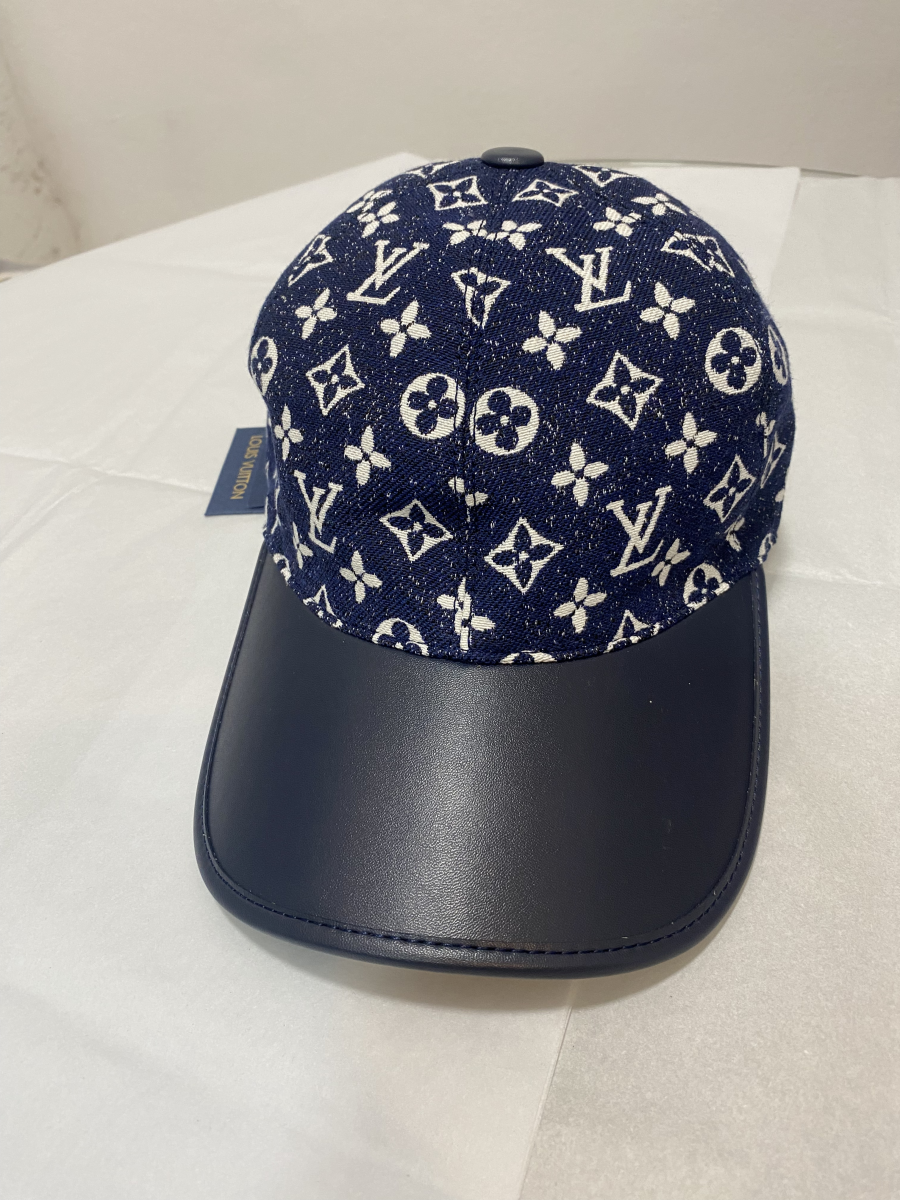 Louis Vuitton Cap Monogram Blue | MASSIMOLUXURYOUTLET