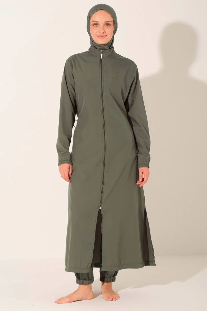 Burkini Long Uni Kaki | CasaZaz