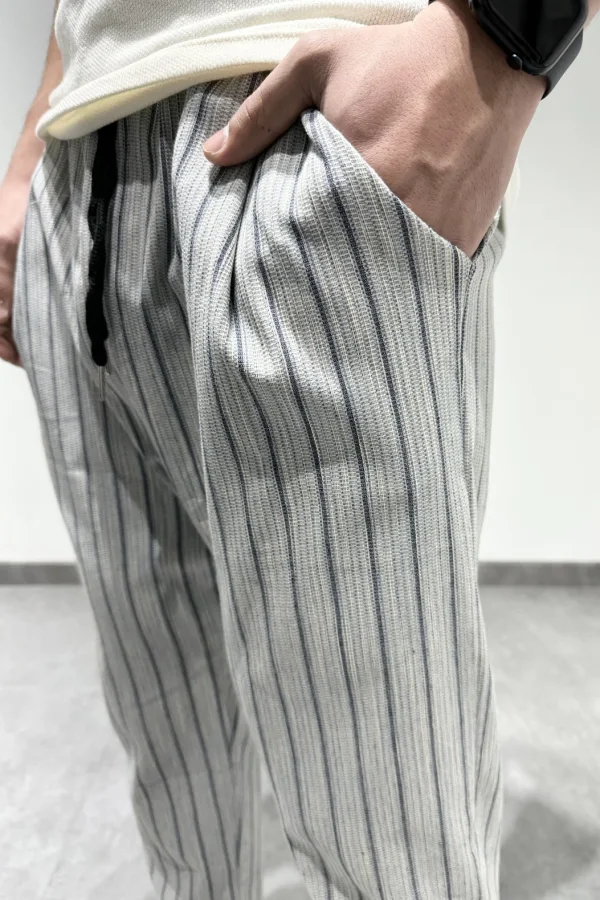 Calça Jooger Risca Frilivin tipo Linho | definne