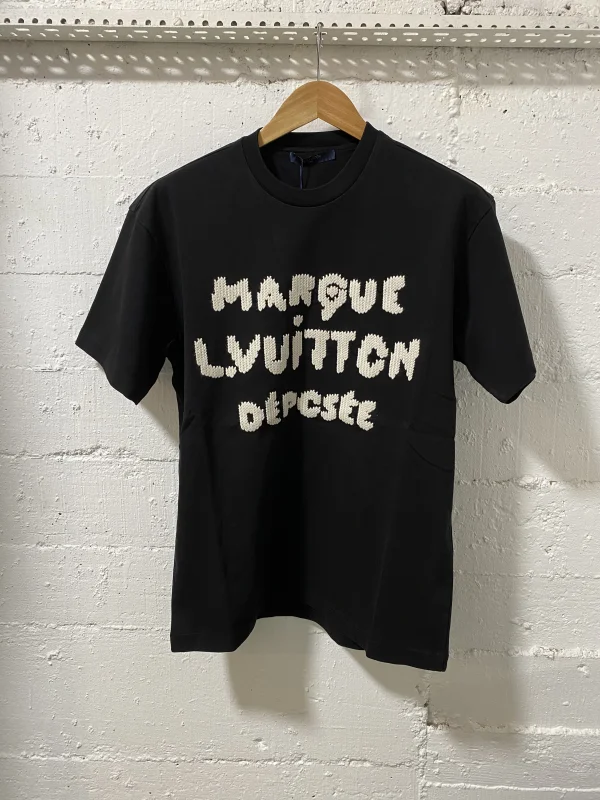 Louis Vuitton Signature T-Shirt Black | MASSIMOLUXURYOUTLET