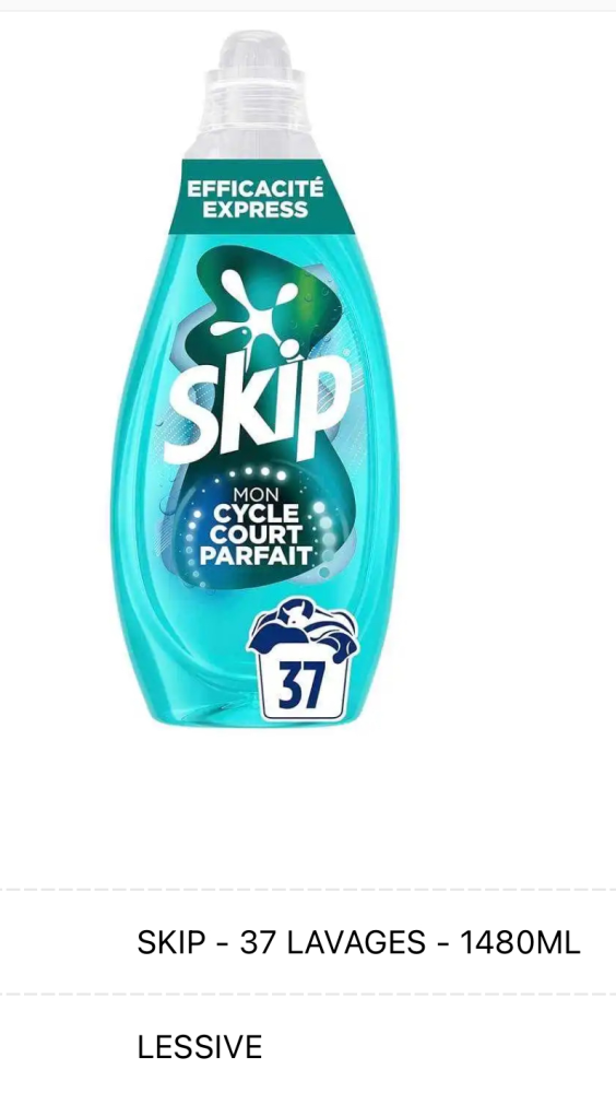 Skip vert 37 lavages  | fresh home