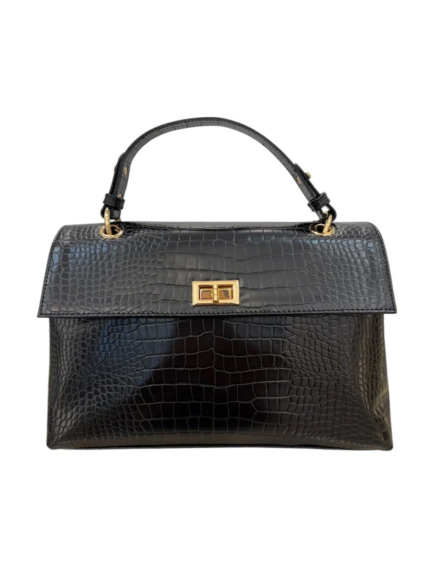 Miral Croco Noir  | Sac'ré
