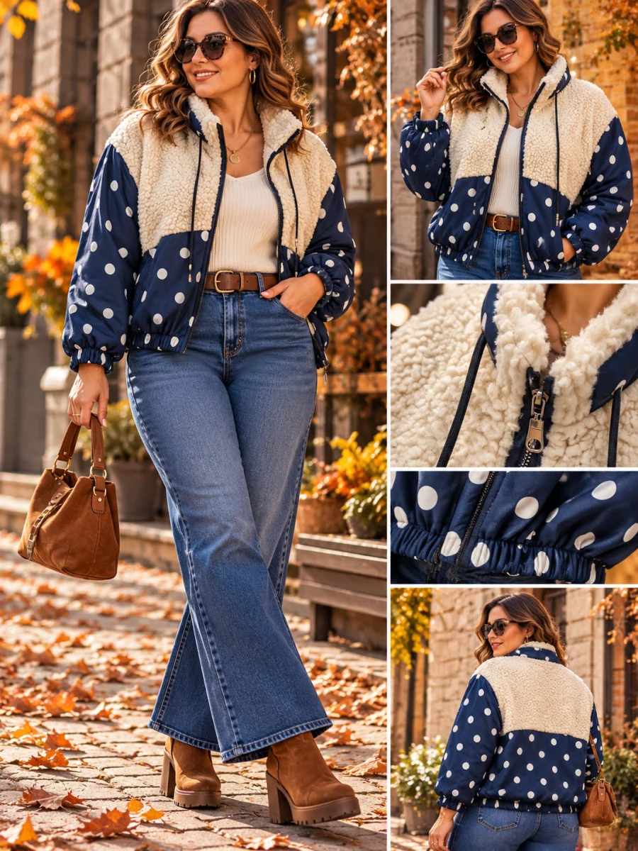 Veste " gigi" marine 38 au 48 | Les Chics Filles by Sab