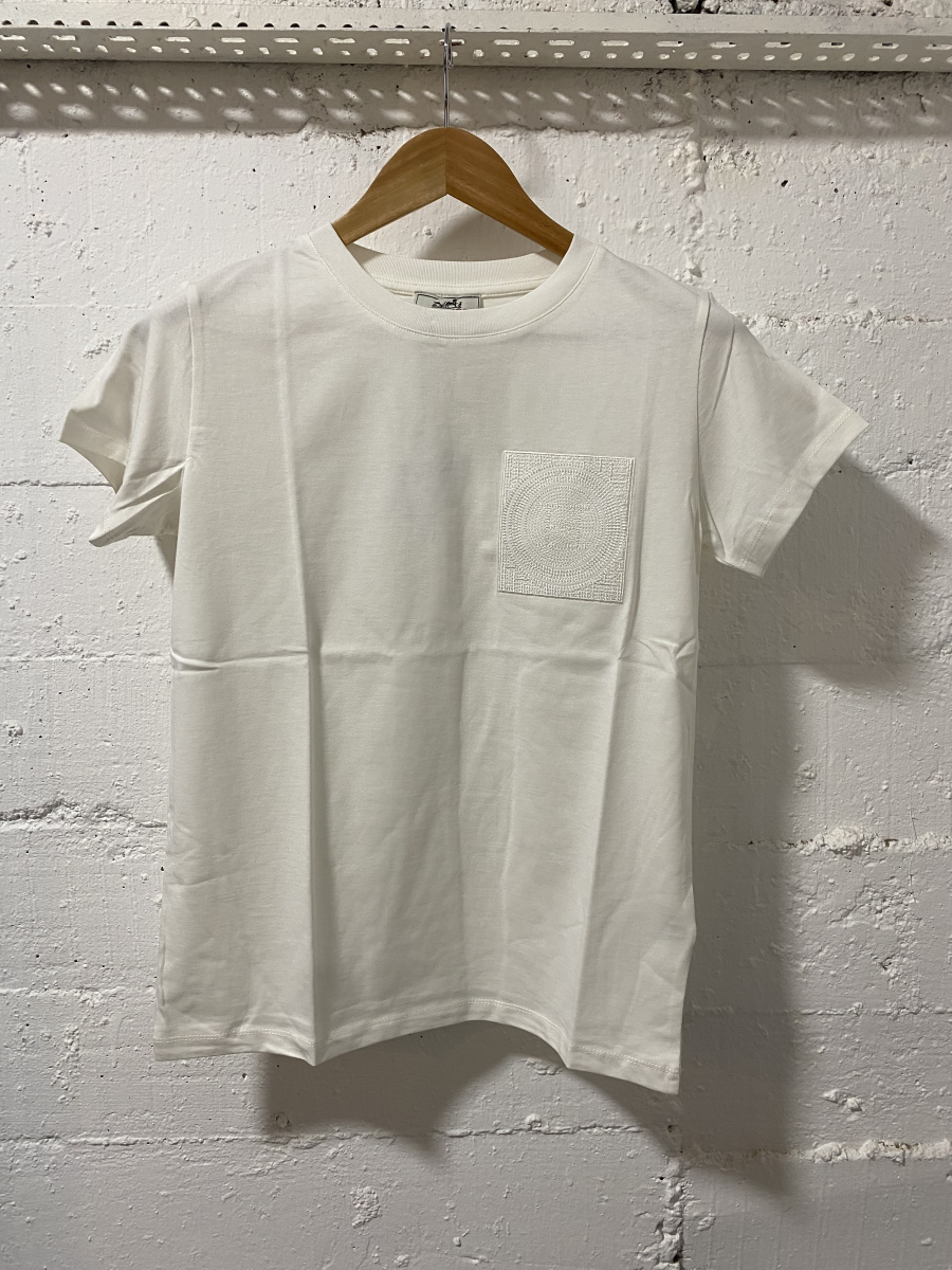 Hermes Paris Women T-Shirt White/White | MASSIMOLUXURYOUTLET