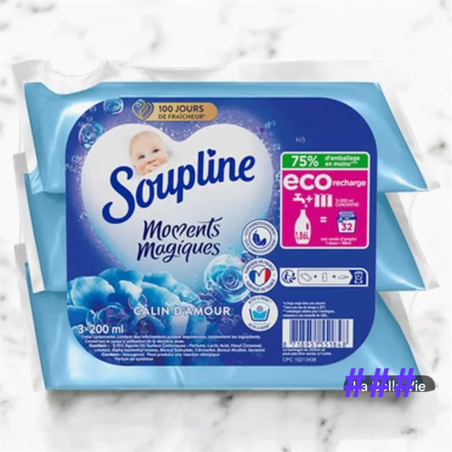 Assouplissant liquide moments magiques, Soupline (3 x 200 ml) | Miniprix