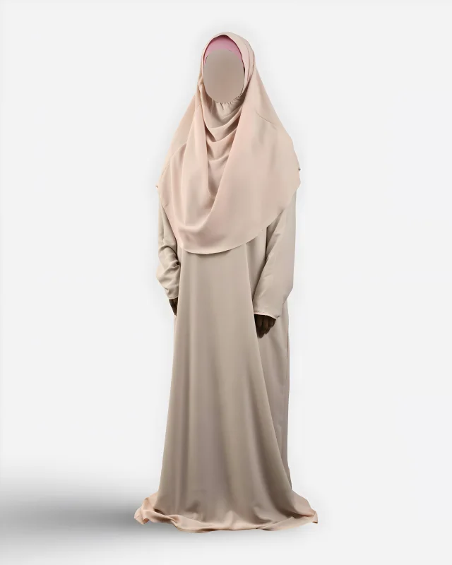 ROBE DE PRIÈRE SOIE DE MEDINE ROSE | AMCOSMETIK