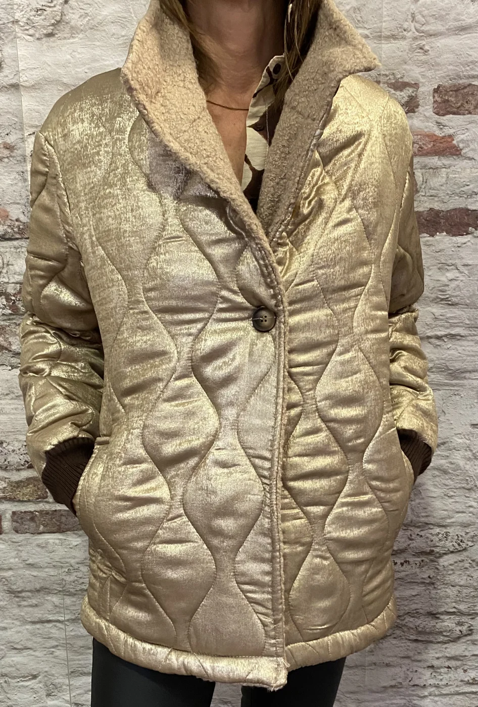 Veste golden april | Jus de coco 