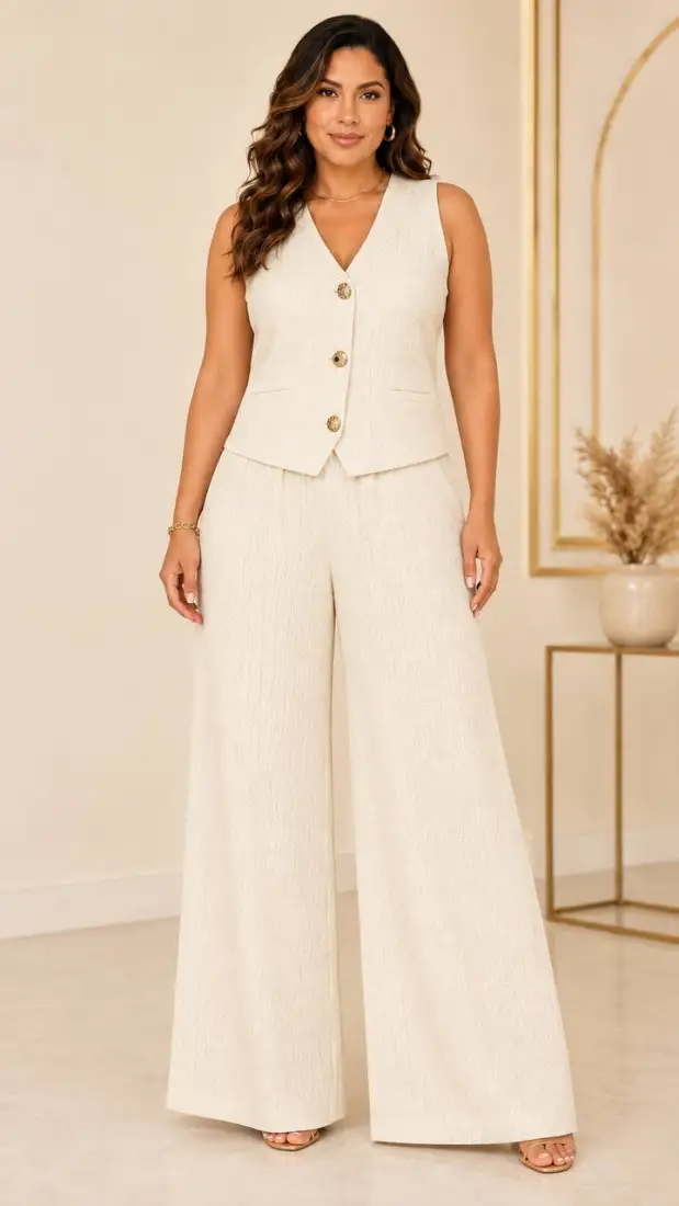 Conjunto colete e Pantalona | Bloom