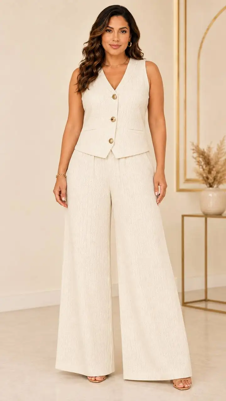 Conjunto colete e Pantalona | Bloom