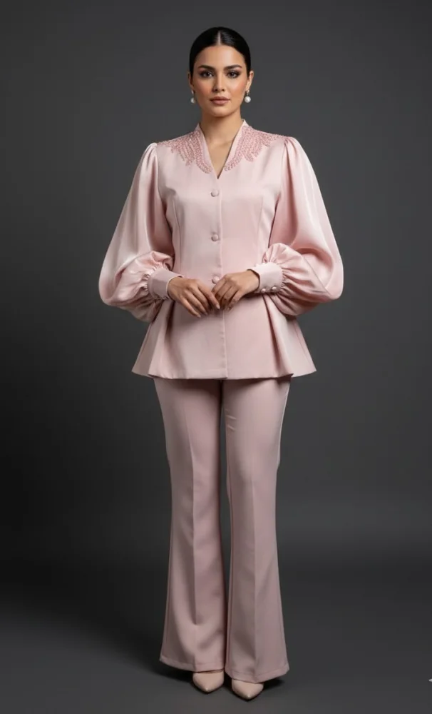 Ensemble pantalon chic | Pink Corner 974