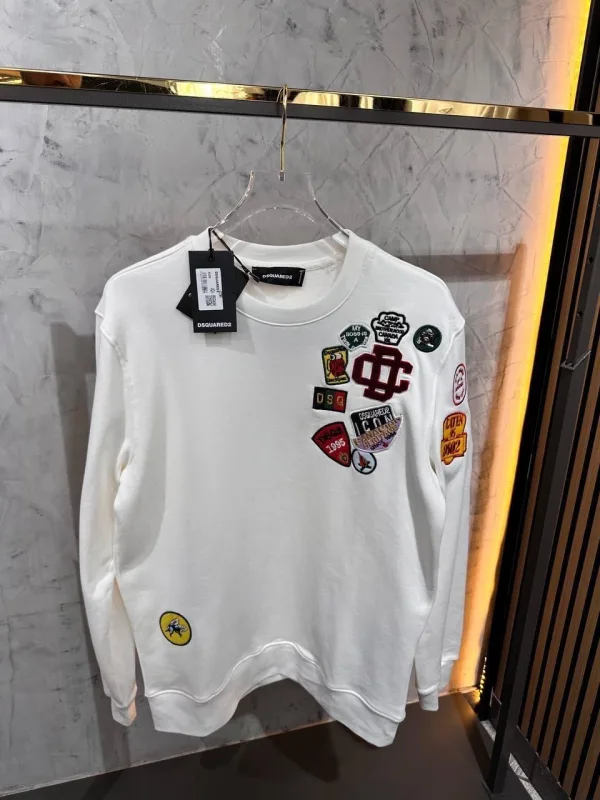 Dsquared2 Icon Sweatshirt White  | MASSIMOLUXURYOUTLET