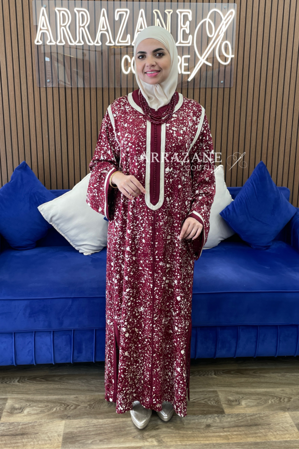 Caftan aspro rouge | CasaZaz