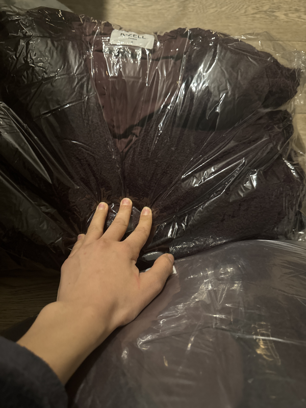 Manteau aubergine | Astra boutique 