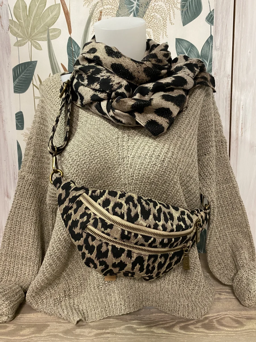 Sac banane leopard | Jus de coco 