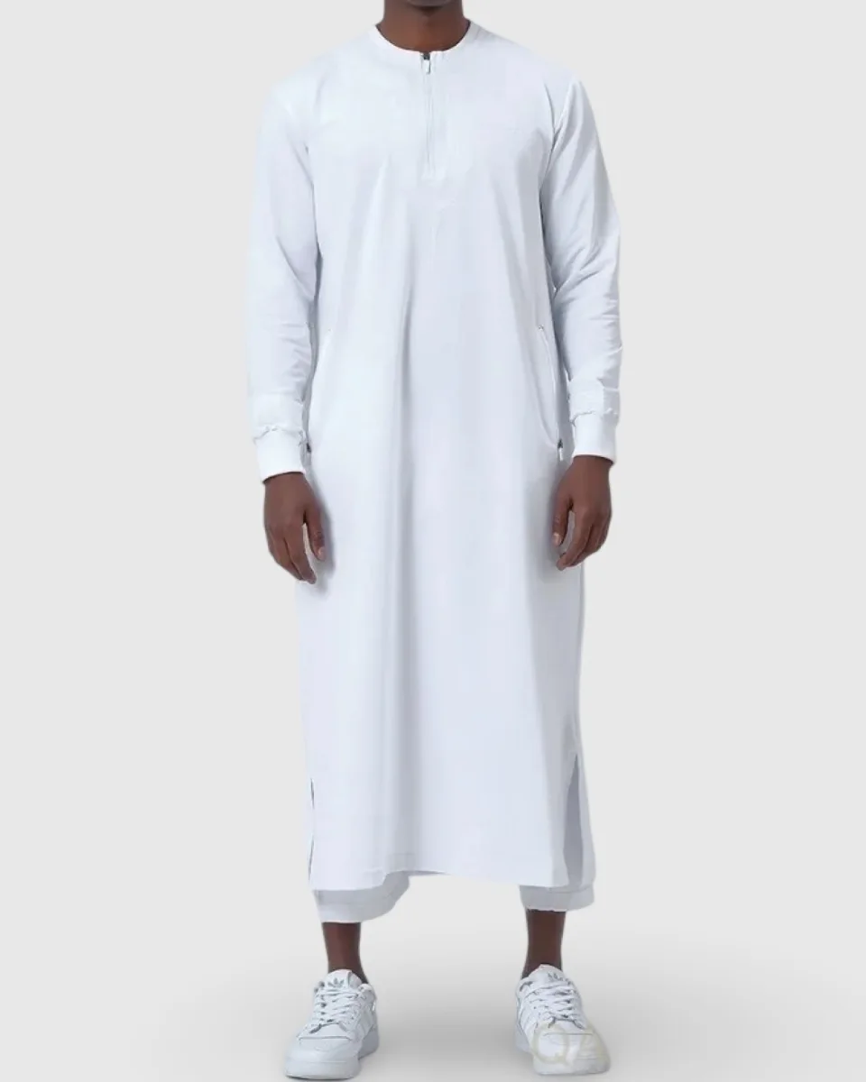 QAMIS LONG SHAM BRODERIE CROCHETÉE BLANC | AMCOSMETIK