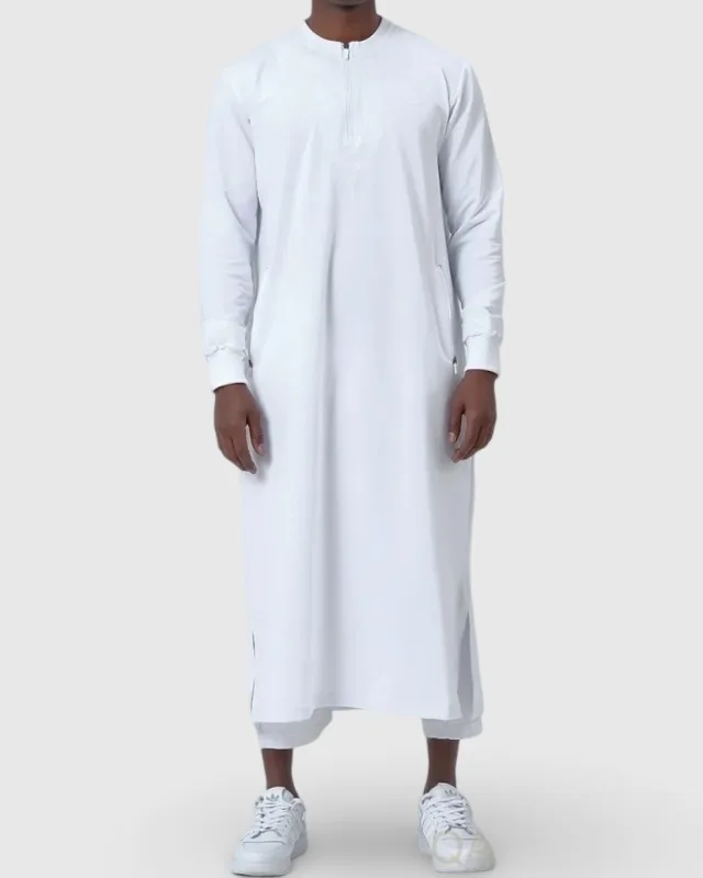 QAMIS LONG SHAM BRODERIE CROCHETÉE BLANC | AMCOSMETIK