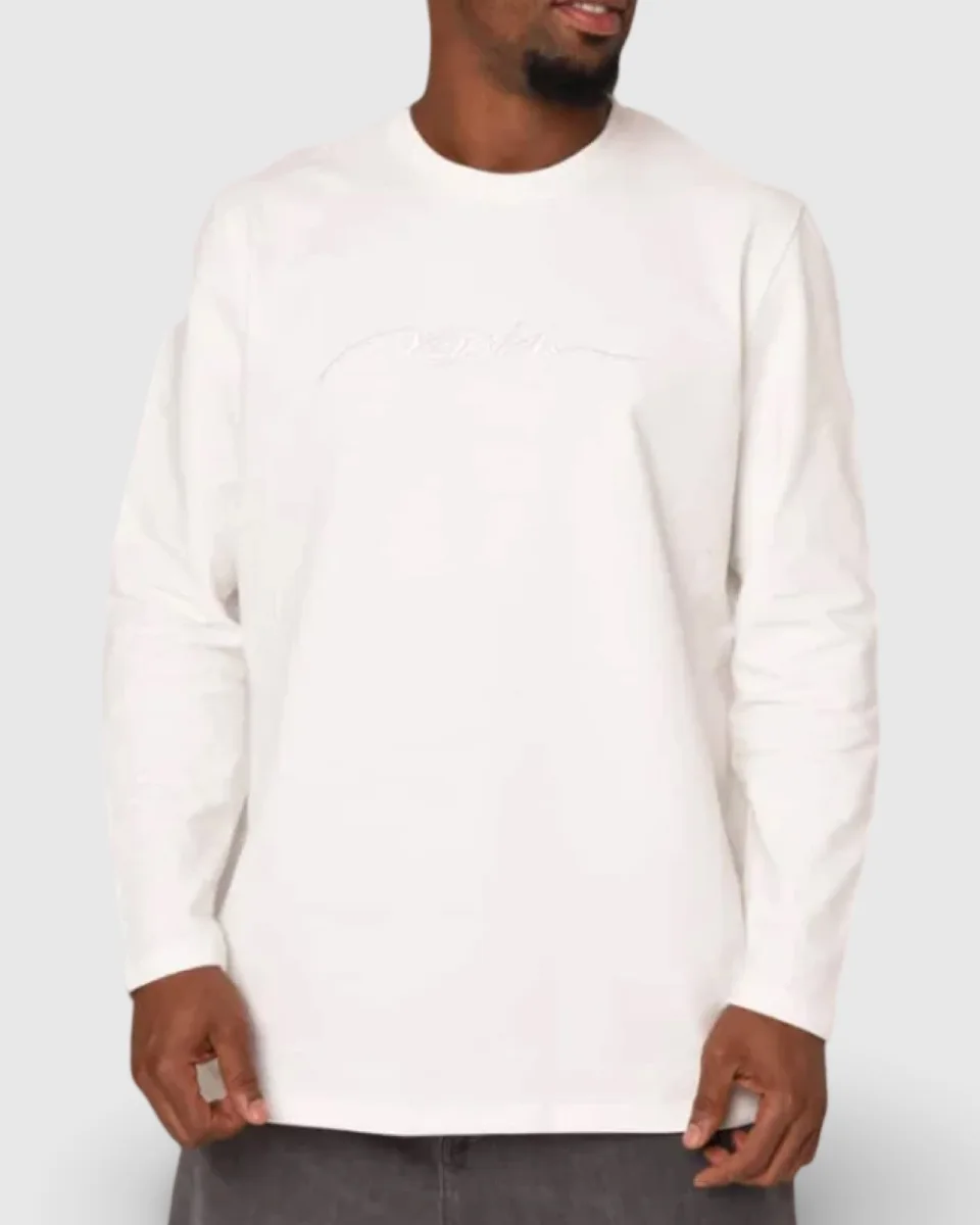 SWEAT - PULL OVERSIZE BLANC - NIII | AMCOSMETIK