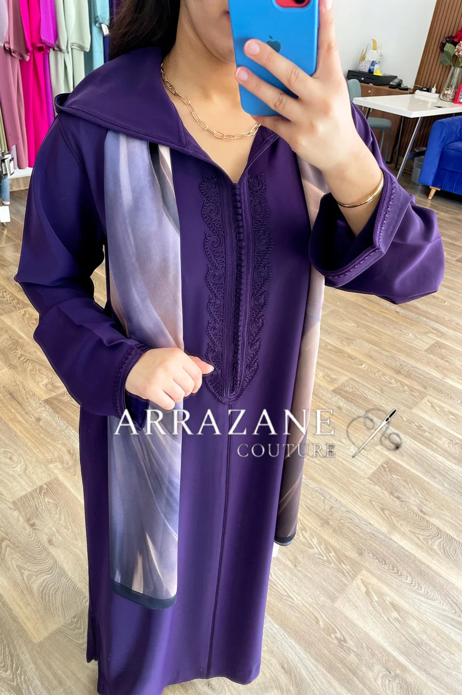 Djellaba Crêpe 4 Fils  | CasaZaz