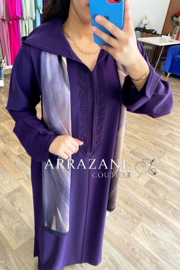 Djellaba Crêpe 4 Fils  | CasaZaz