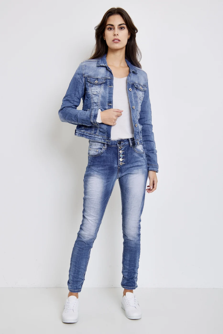 Blouson chemise Matière joggjeans | Equipement Mondial