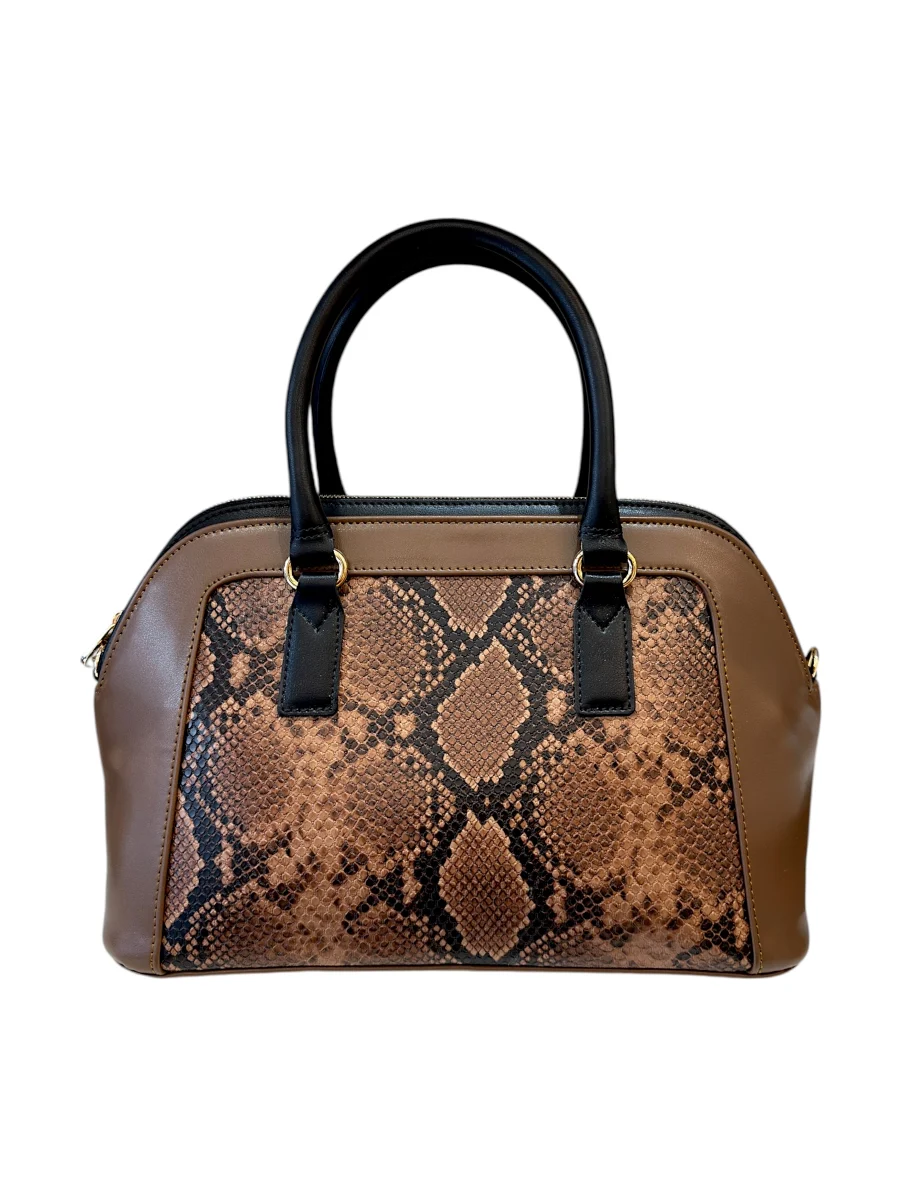 Zoé Serpent Marron Noir  | Sac'ré