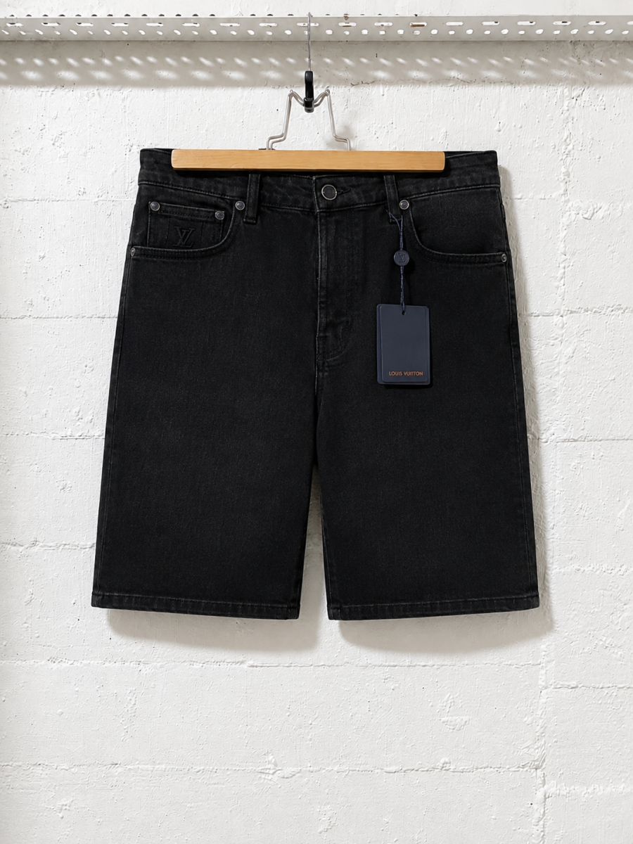 Louis Vuitton Denim Short Black/Black | 