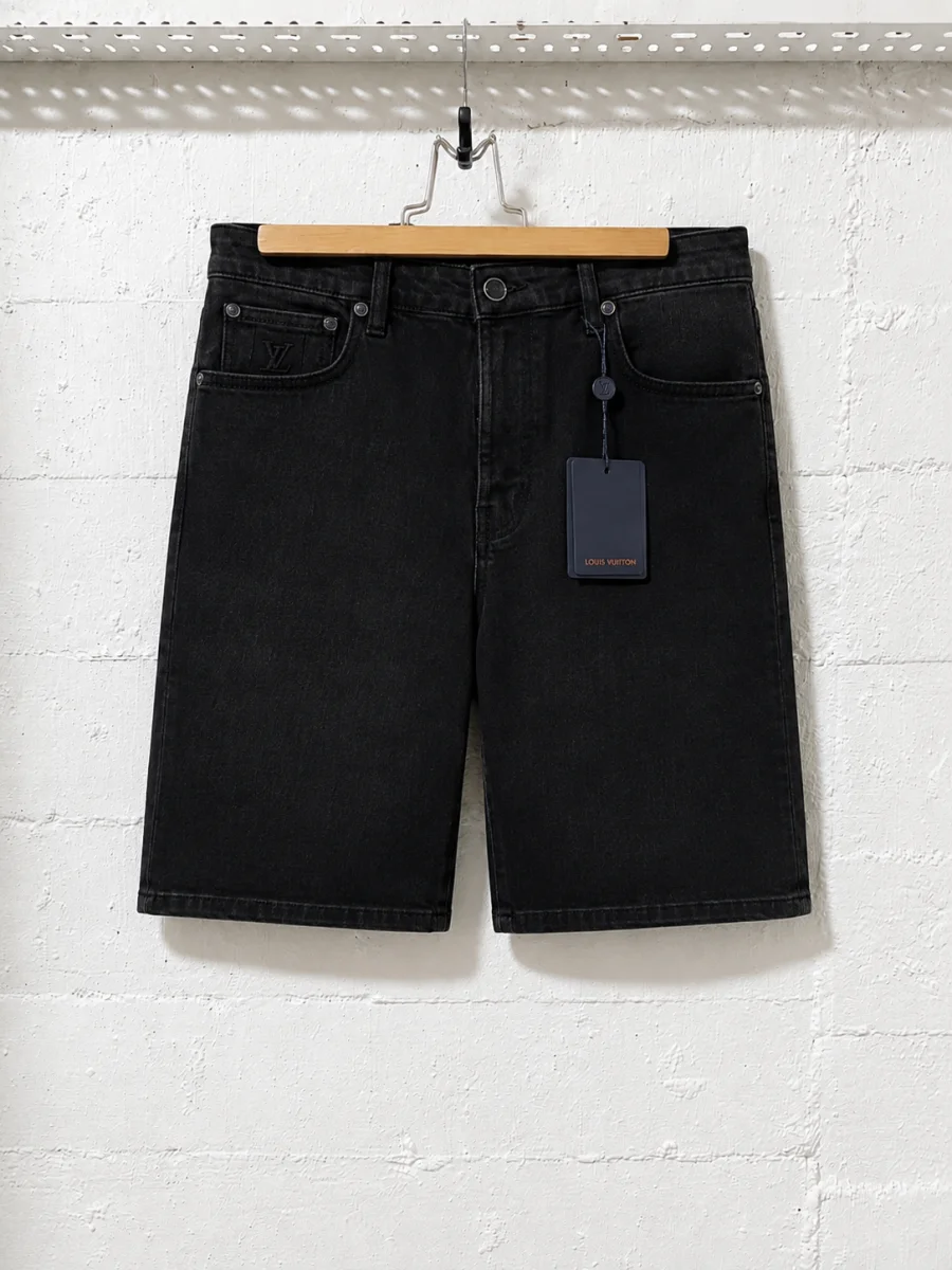 Louis Vuitton Denim Short Black/Black | 