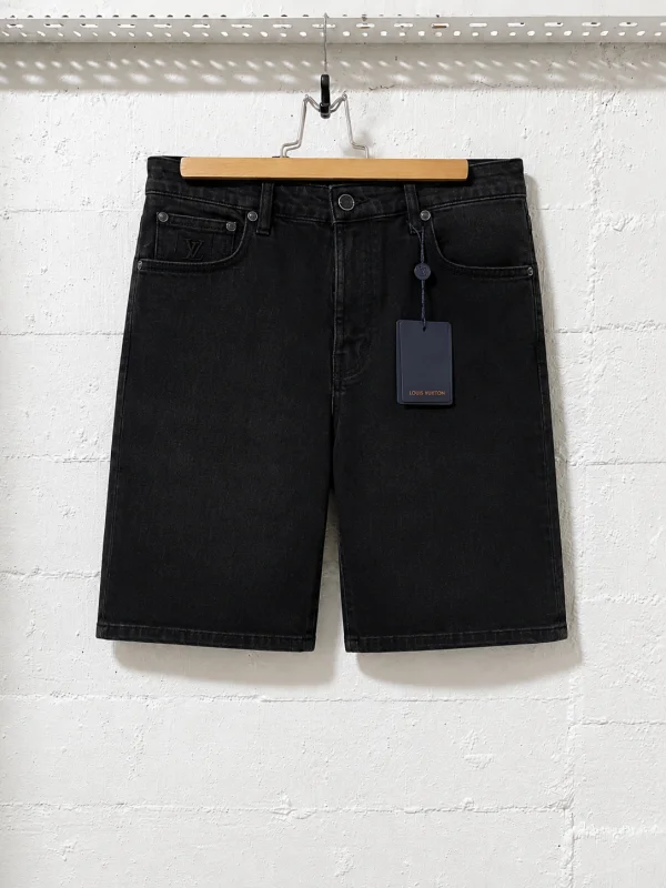 Louis Vuitton Denim Short Black/Black | 