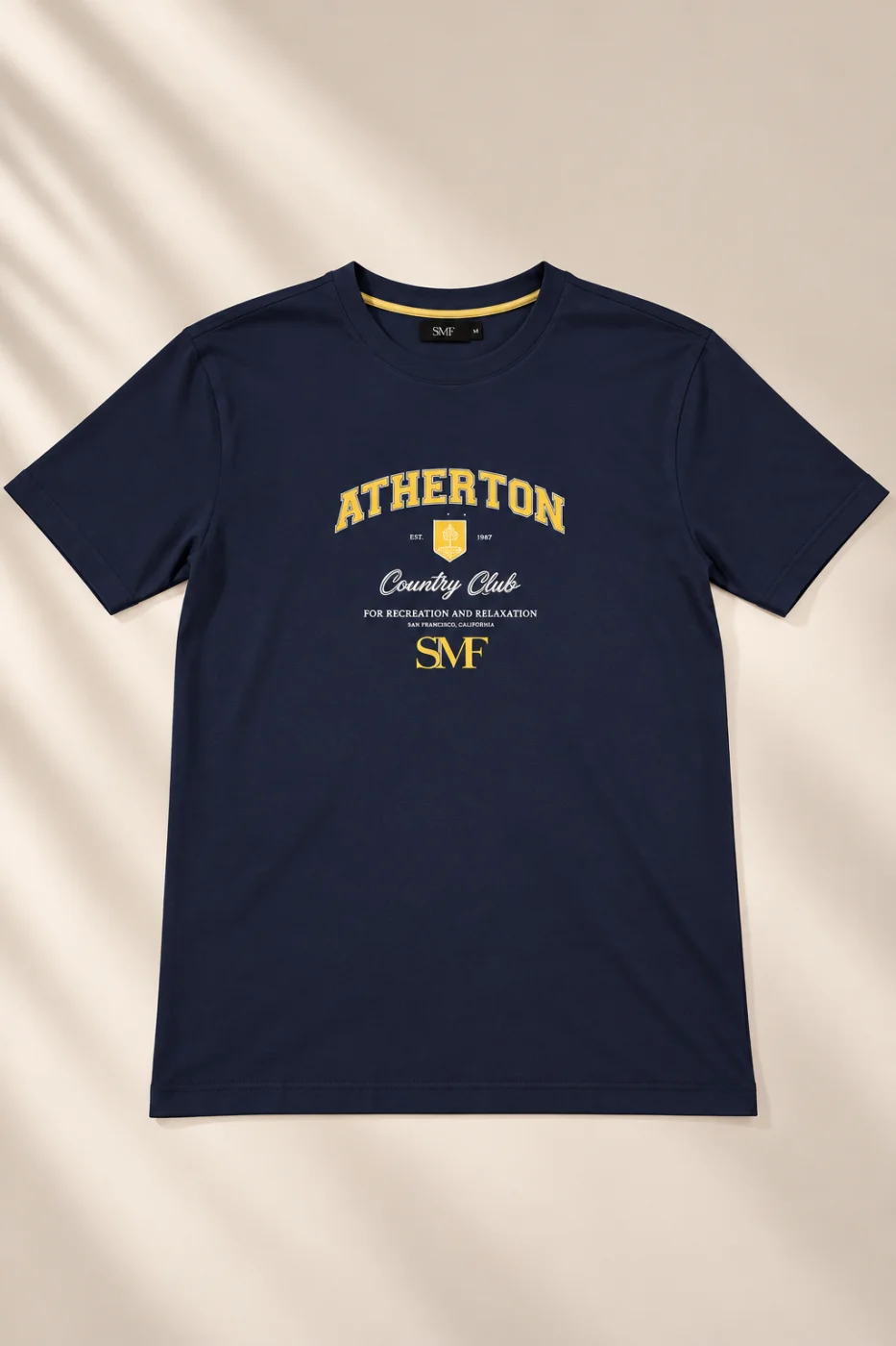 T-Shirt SMF ATHERTON Country Club Marinho | definne