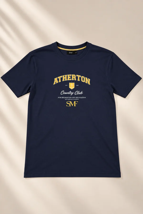 T-Shirt SMF ATHERTON Country Club Marinho | definne