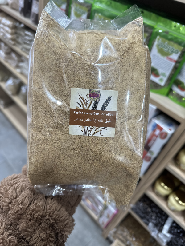 1kgFarine de blé complet torrefiée دقيق القمح البلدي الكامل محمر | DARLWARD