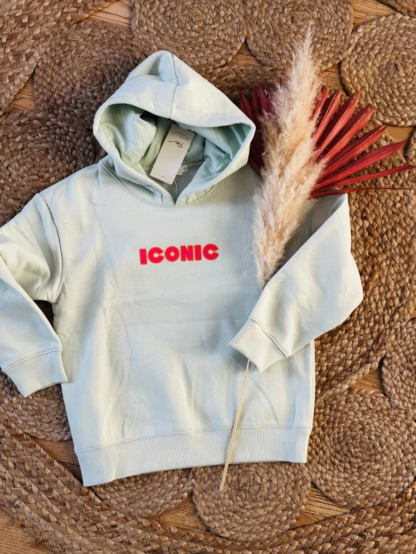 Sweat capuche vert d’eau  | Lena in Love 