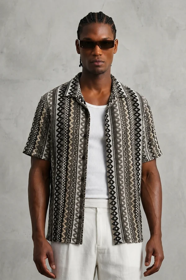 Camisa Havaiana estilo Tricot Cod.939 | definne