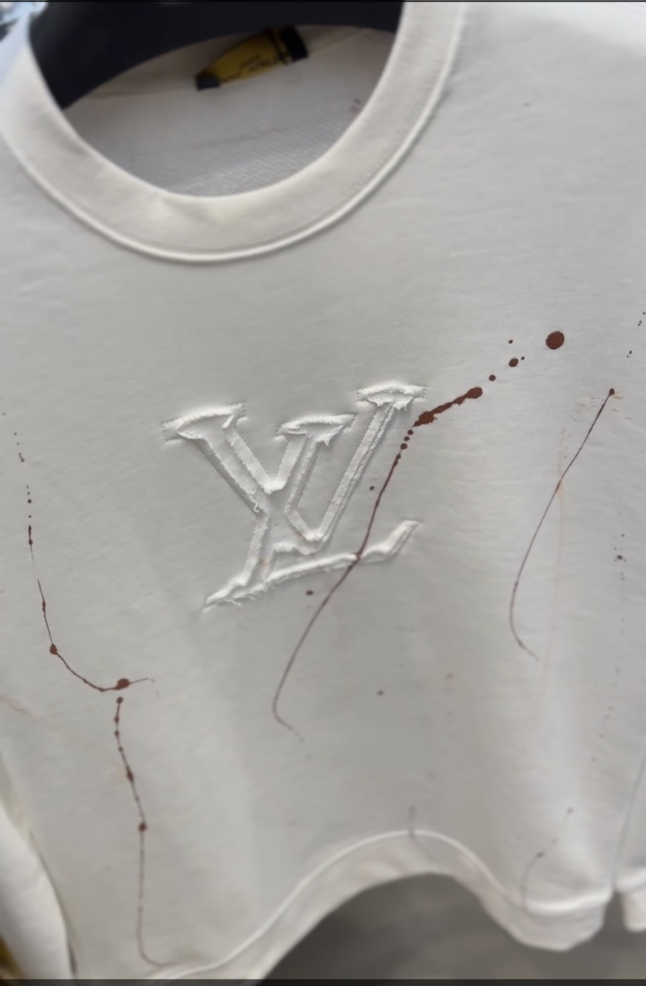 Louis Vuitton Sweatshirt LV White | MASSIMOLUXURYOUTLET