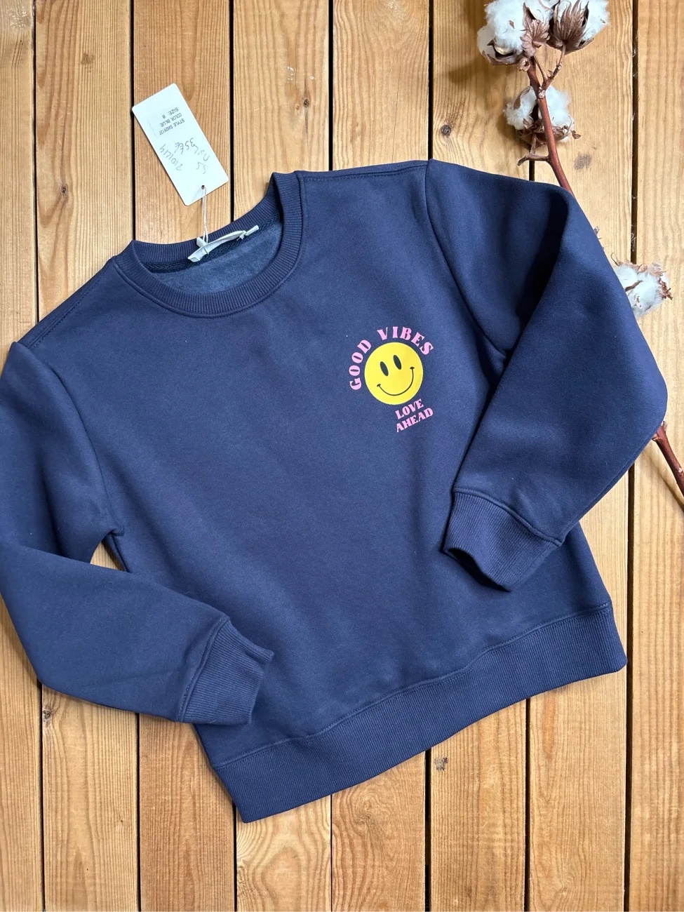Sweat bleu good vibes 🙂 | Lena in Love 