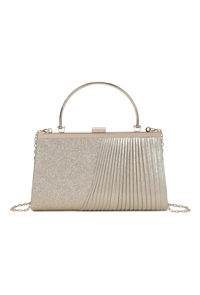 Sac soirée plissé – Gallantry | Dîna Shop'