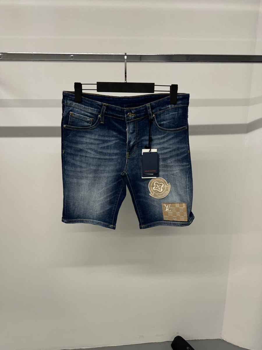 Louis Vuitton Denim Short Blue | MASSIMOLUXURYOUTLET